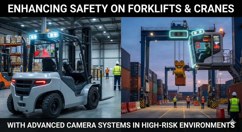 Enhancing Safety on Forklifts & Cranes With Advanced Camera Systems in High-Risk Environments